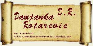Damjanka Rotarević vizit kartica